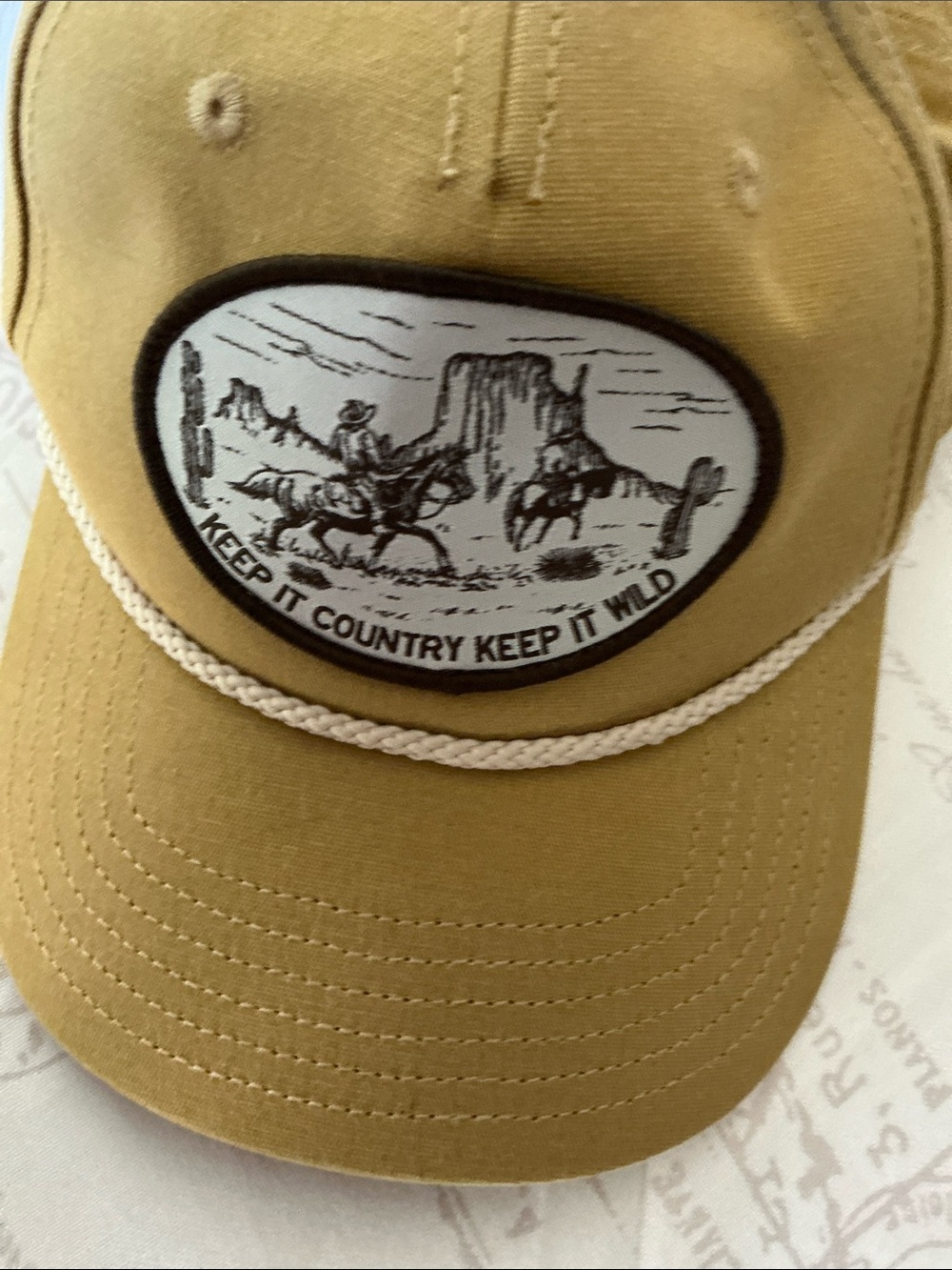 MAD Engine Rope-Detail Western Patch Hat - Picture 3 of 7